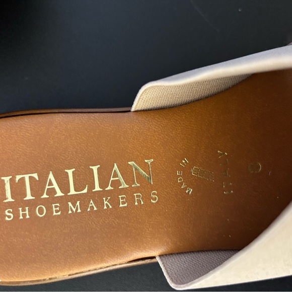 Italian Shoemakers Thong Sandals Brown/Tan Woman 8 - Picture 5 of 12